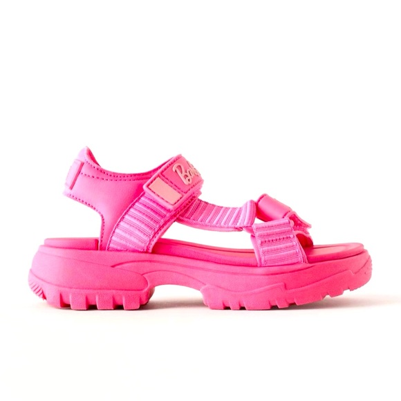 ZARA BARBIE technical chunky sole sandals - Picture 3 of 15
